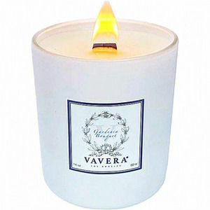 Gardenia Bouquet Burning Wooden Wick Natural Soy Luxury‎ Candles